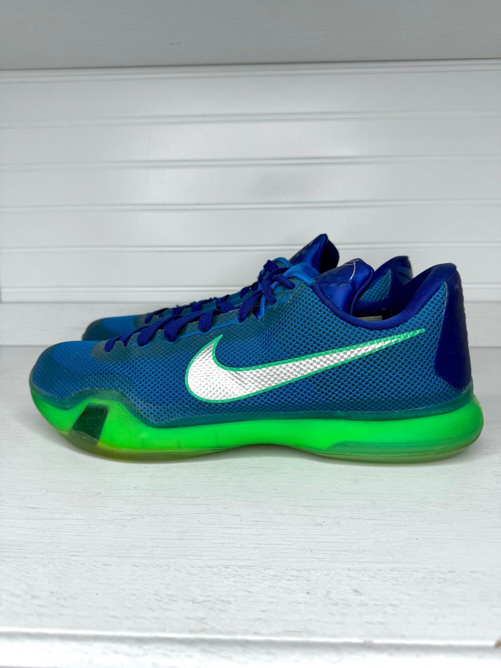Nike Kobe 10 Emerald City 705317-402 Men’s Size 13 Blue Green Basketball